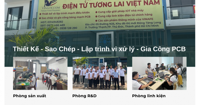 Ý TƯỞNG TỪ BẠN – MẠCH ĐIỆN TỬ TỪ VINAFE